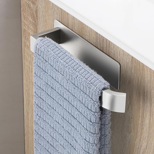 Porte Serviette Salle De Bain sans Percage, Adhesif Porte-Serviet...