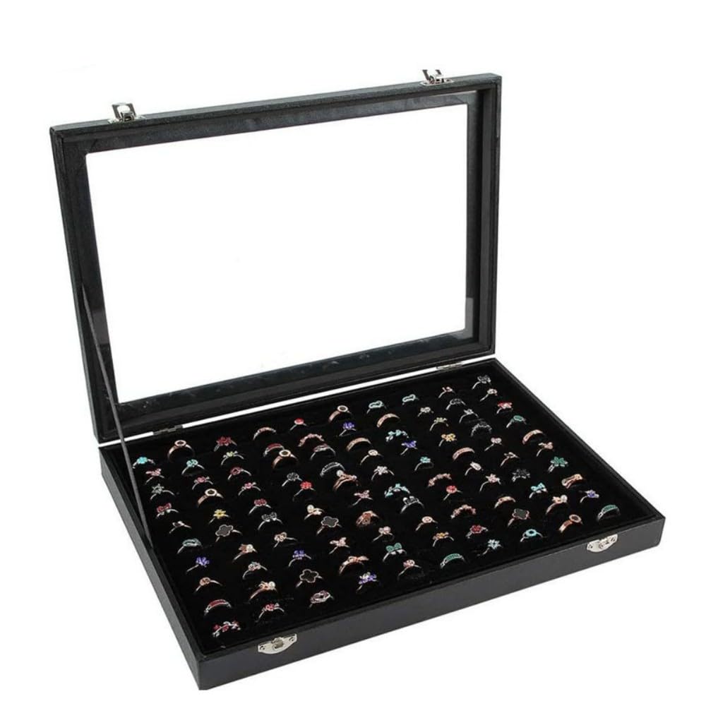 Amazon｜seimeinoki リングケース 大容量 100スロット 100枚収納可能