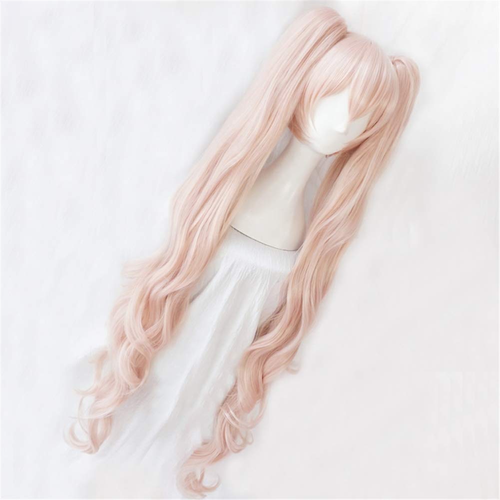 Xingwang Queen Anime Cosplay Wig 120cm Long Cherry Blossom Pink Clip on Double Ponytails