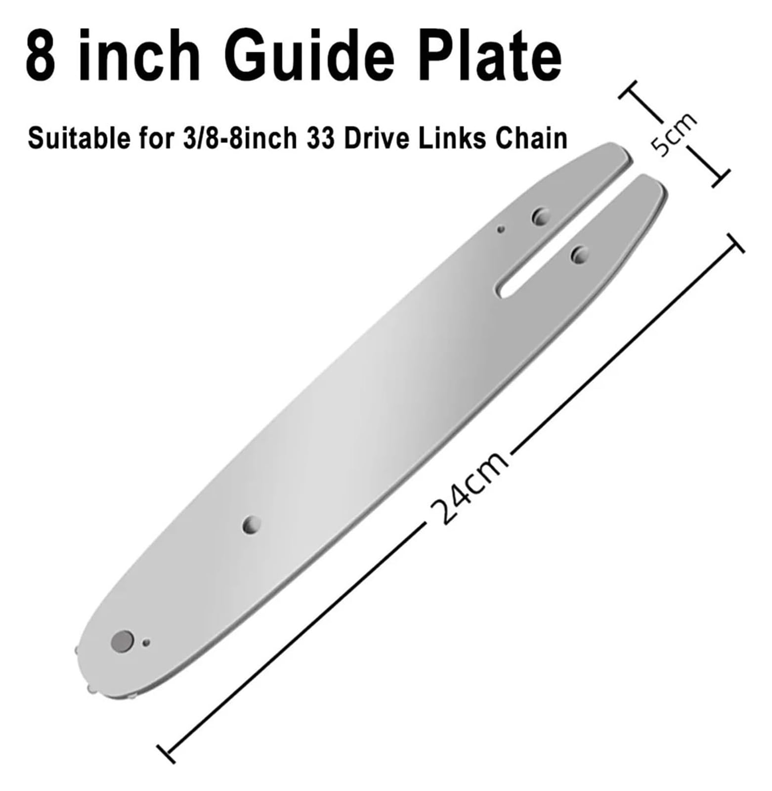 Efficienza di taglio migliorata Catena for motosega da 8 pollici con 33 DL 3/8" passo basso 0,050" guida dente spessa Seghe elettriche Sega di ricarica