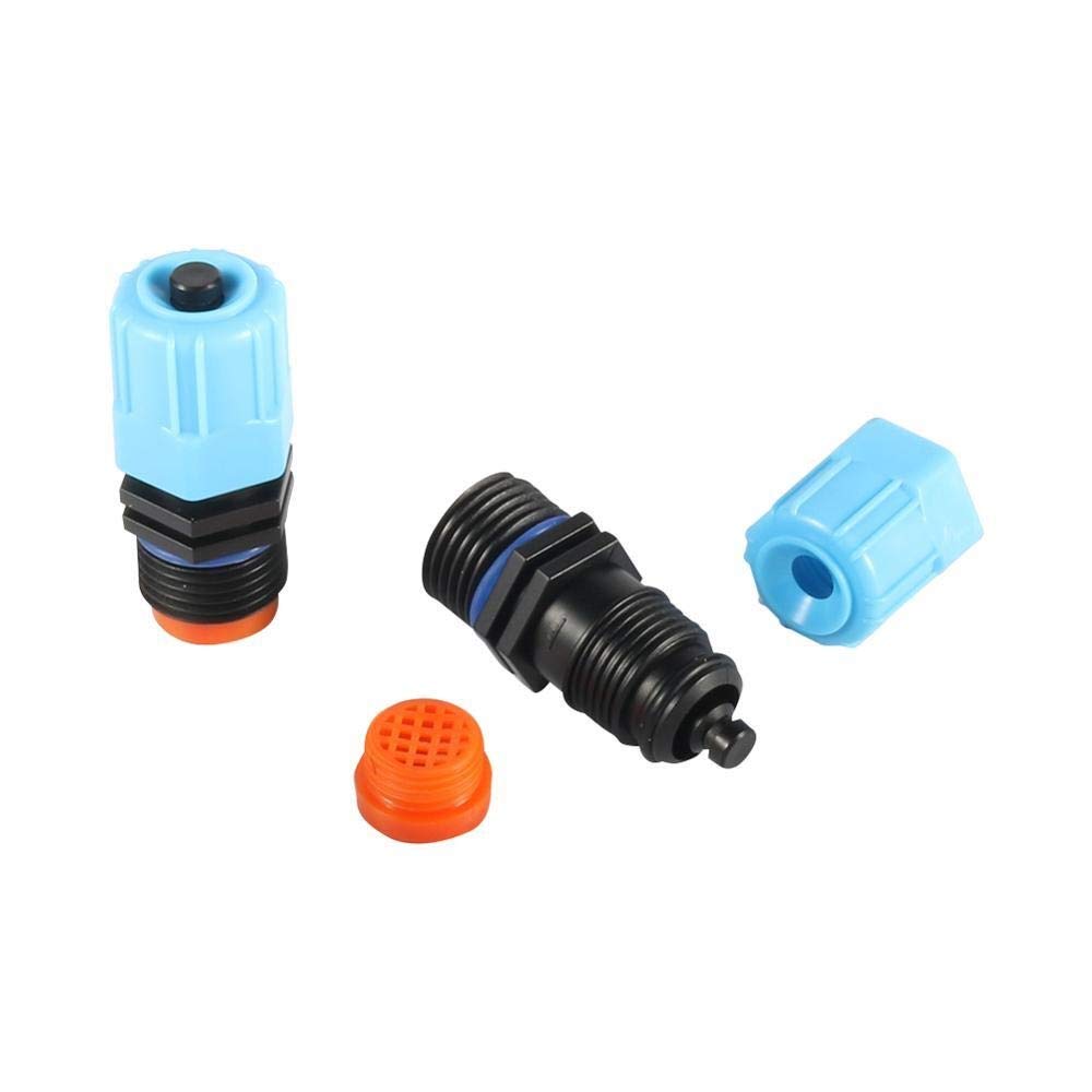 Gripper di irrigazione 50pcs Regolabile 1/2 Pollice Filo Maschio con antigelo del Filtro Ortaggio di Frutta Agricoltura Agricoltura Ugelli Giardino Strumento di irrigazione