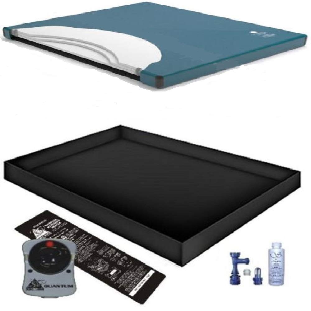 US 80% WAVELESS WATERBED Mattress/Liner/Heater/Fill Drain/Conditioner KIT (Queen 60x84 1US3000G2)