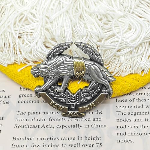 Image of Ukraine Special Operations Forces Enamel Pin - Cooperation Series | Premium Enamel Pin - Statement Lapel Pin - Plated Badge for Clothing, Bags, Hats, Jackets, and Lanyards