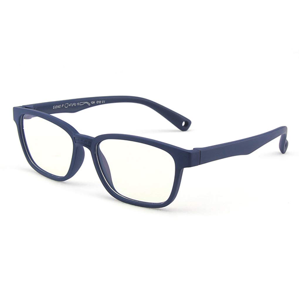 Flexible Kids Blue Light Blocking Glasses for Boys and Girls Age 3-12
