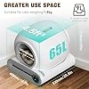 GESEILAY Arenero Gatos Autolimpiable, 65+9L, Caja Arena Gato Automatica con Control de App, Cerrado, 3 Rollos de Bolsas de Basura, Desodorización con Iones Negativos #1