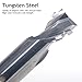 HOZLY 6mm Neon CNC Router Bits Neon Cutter 6mm/8mm LED Neon Sign Light Strip Slotting CNC Bits Tungsten Carbide End Mill Neon LED Lights Slotting Milling Cutter for Polystyrene Acrylic (6-6D-4.2)