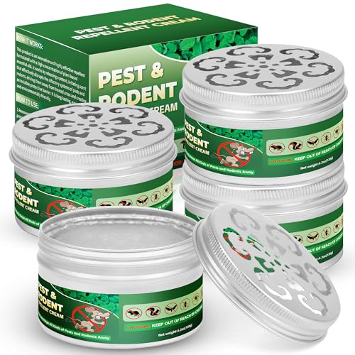 4 Pack Peppermint Skunk Repellent,...