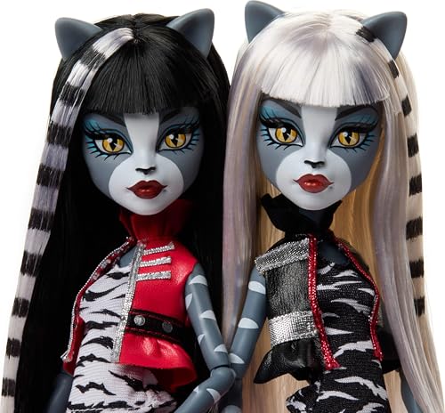 Muñecas Monster High Boo-riginal 2-Pack Werecat Twins miniatura 3