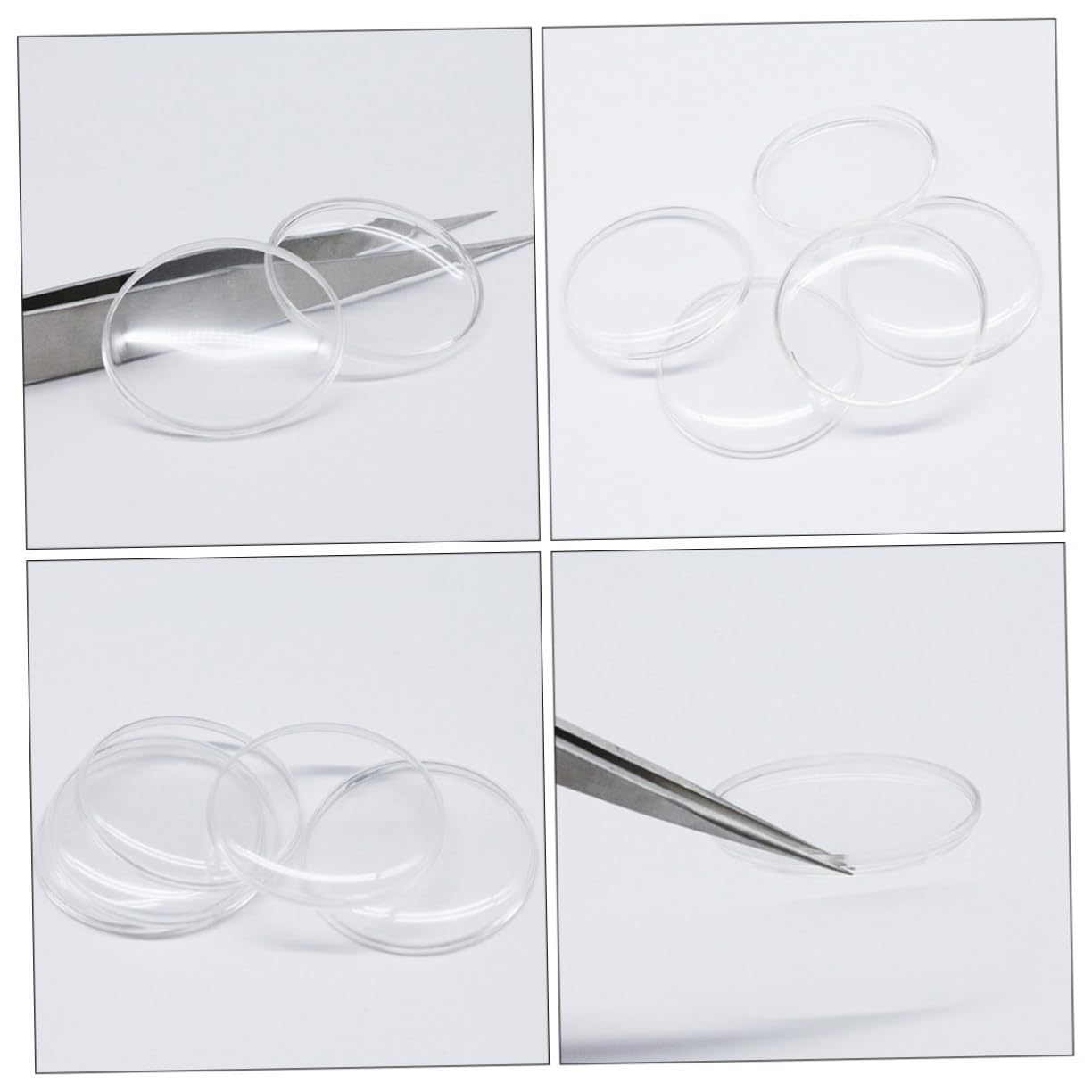 GALPADA 75 STK Transparente Uhrenabdeckung Gehäuse Bildschirm Zeiger Acryl