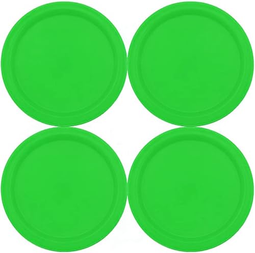 Miniatura 4 de Paquete de 4 discos de hockey de aire de 3.25 pulgadas, profesionales y duraderos para mesas grandes, compatibles con empujadores y objetivos