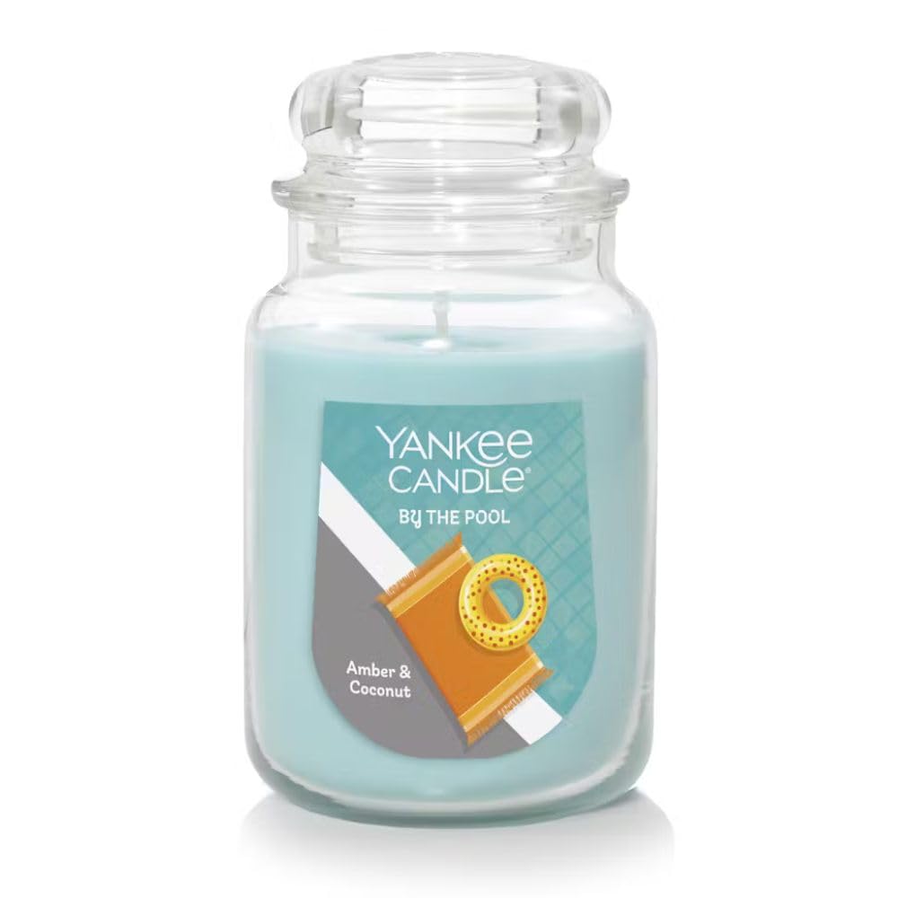 Yankee Candle® By the Pool - Amber & Coconut Großes Glas 623g