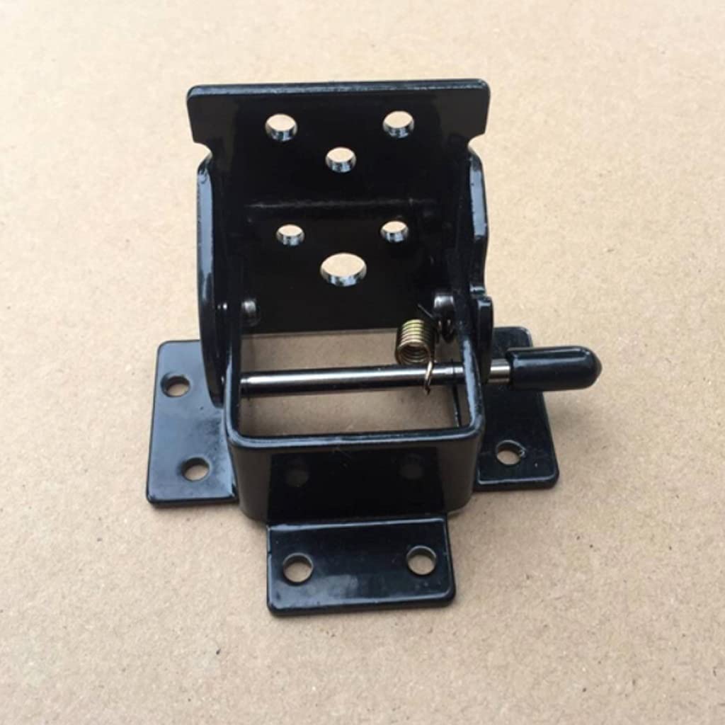 Bisagra plegable autoblocante de 90°, mesa de pozo, silla, banco, cama, mesa de centro, bisagra plegable, herrajes de hoja, accesorios for muebles, bisagras negras