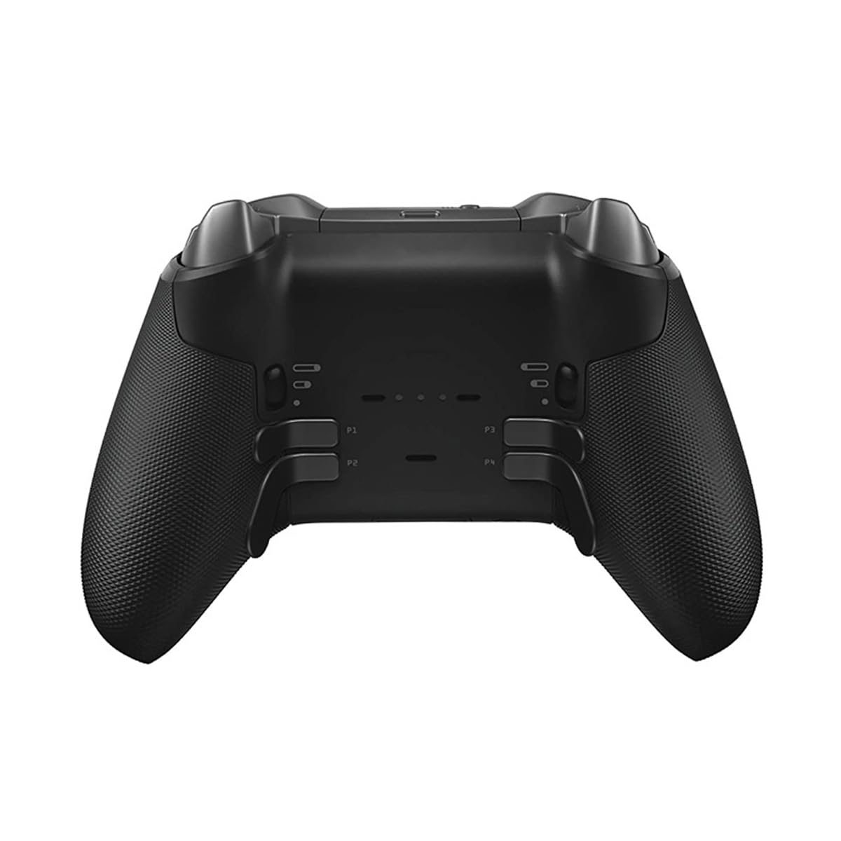 4 Piezas de Repuesto de paletas traseras de Metal y Acero Inoxidable para Xb0x One Elite Controller Series 2 (Negro)