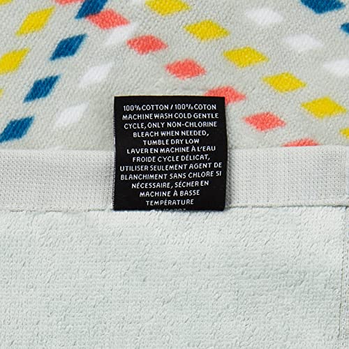 Vera Bradley Women's Double Sided Beach Towel, Pastel Plaid, One Size #TOP2