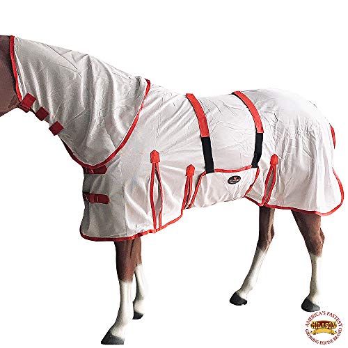 HILASON 72" Horse Fly Sheet Uv Protect Mesh Bug Mosquito Summer Spring