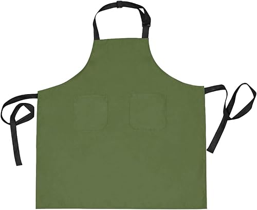 RPLIFE Ethnic Mandala - Delantal de peluquero para hombre, delantal de chef para hombre con bolsillos, delantal de chef impermeable, delantales para