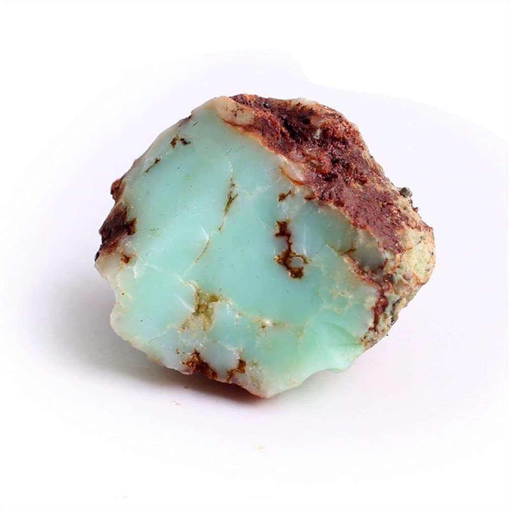 JITEM Stone 1PC Natural Green Opal Stones Tumbled Crystal Quartz Rough Specimen Rockstone Home Decor zhenghong (Color : 30-50g, Size : 1pc green opal)