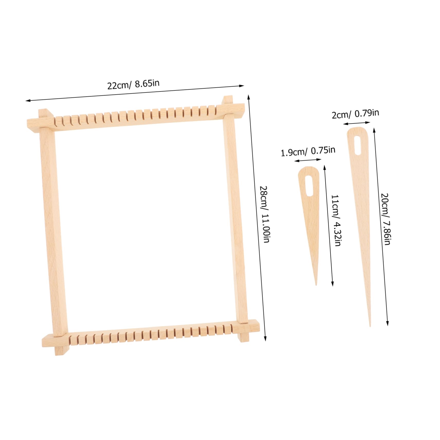 VILLCASE Sturdy Weaving Kit Boys and Girls Knitting Machine Handmade DIY Tapestry Portable Design