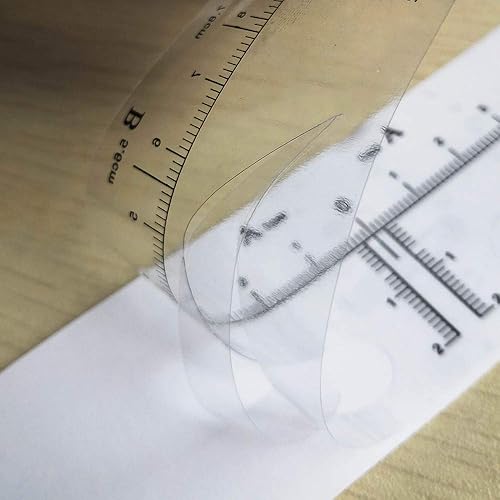 Miniatura 2 de CHOOSE-IT Juego de plantillas desechables para cejas, 50 unidades, calcomanías de mapeo transparentes, plantillas de cejas para microblading, PMU y