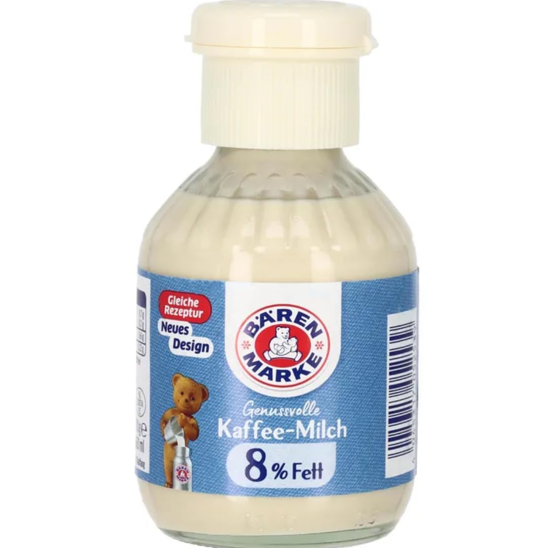 Bärenmarke Kondensmilch Kaffeetraum 8% Fett in der Flasche 170 Gramm x 48 Flasche mit Pufai Grocery Gratis