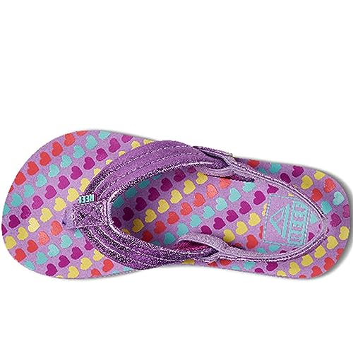 Image of REEF Girls Toddler /Little Kid Ahi Beach Flip Flop, Soft Cushion Footbed, Water Friendly