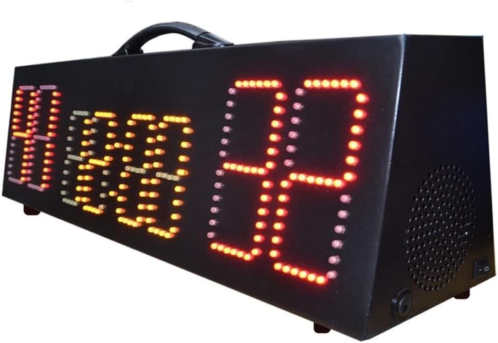 LED Digital Scoreboard, Game Scoring Timer with Wireless Controller, with Buzzer, for Games Volleyball Basketball Football Badminton