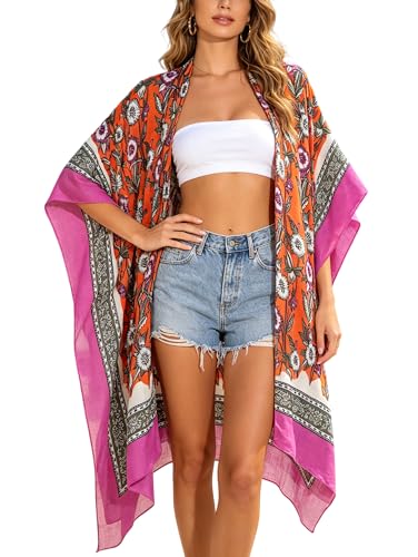 Image of Breezy Lane Kimonos for Women Swimsuit Coverups Beach Cover Up Swimwear Cardigan Summer