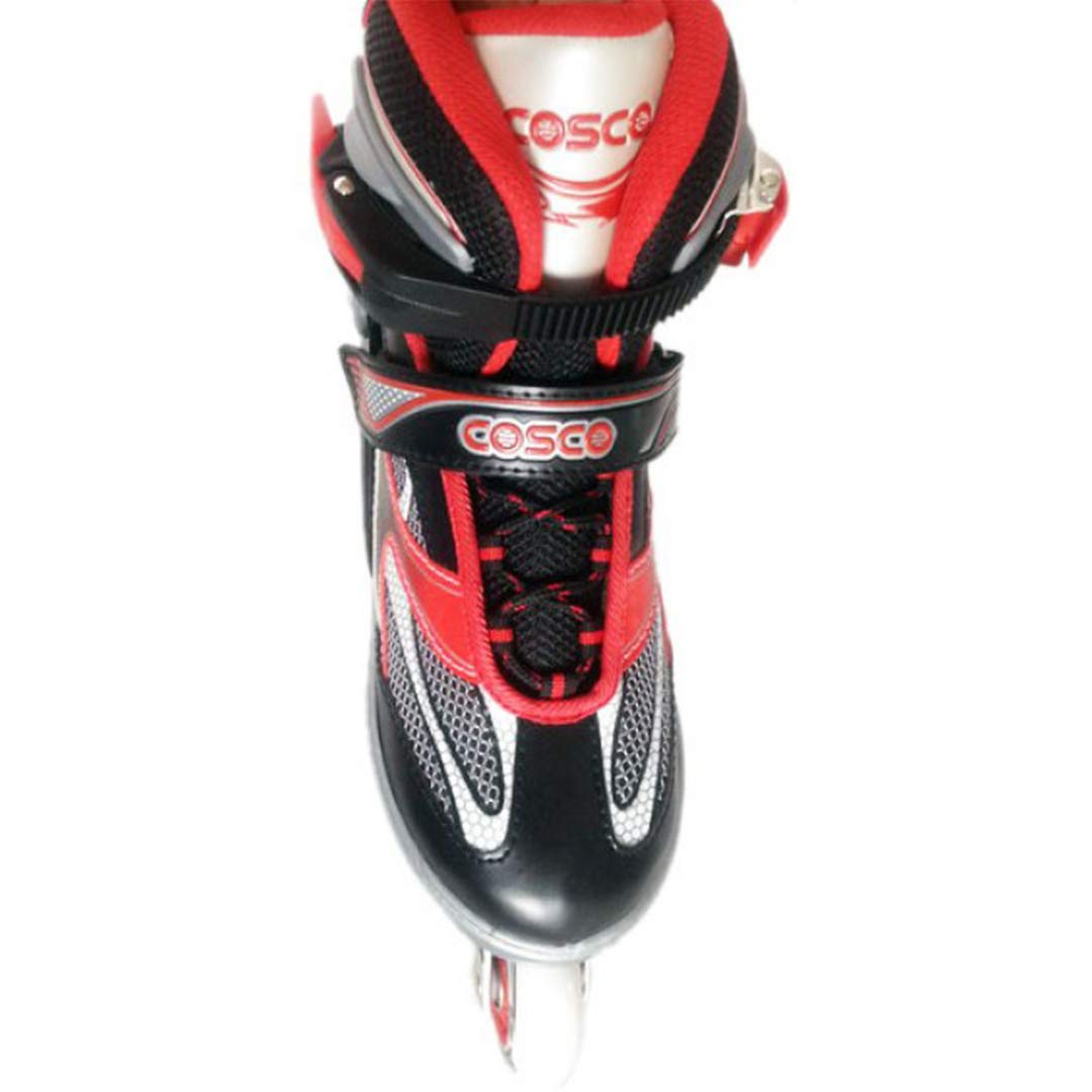Cosco Unisex Sprint Inline_Skate_Wheel Roller Skates (Red, L) 1