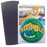 Gator Guards KeelShield Keel Guard 12 ft Navy Blue - Boat Keel Protection Strip for Fiberglass and Most Aluminum Hulls - 5 in Wide Urethane - Easy DIY Install - 3M Adhesive - Made in USA