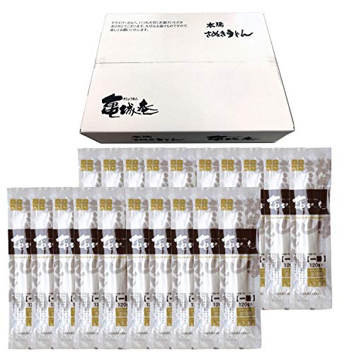 半生讃岐うどん並切麺 120ｇ×20袋 お徳用セット・さぬきうどんの亀城庵