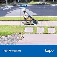 Tapo C560WS 4K 360° WLAN-Überwachungskamera für außen, Wi-Fi 6 Dual-Band, Farbnachtsicht, kostenfreie KI-Erkennung, Smart Tracking, Licht- & Ton-Alarm, Zwei-Wege-Audio, MicroSD-Karte Bis zu 512 GB – Ansicht 9
