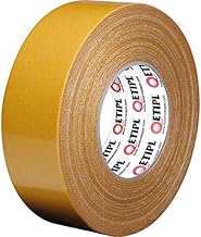 ETI Cloth Tape Cotton Double Sided Adhesive (1 Inch) 25mm X 20Meter, Gold