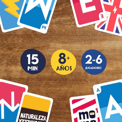 Momo - Juegos de Mesa de Palabras para Niños y Adultos - Divertido, Educativo y sin Pantallas - Regalo Original para Familia y Amigos
