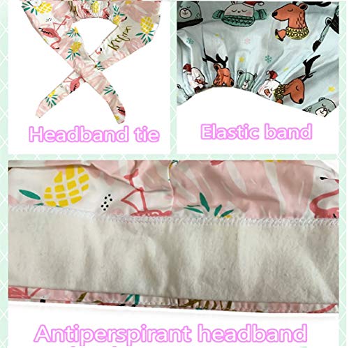 HAOKUN Working Cap with Button and Sweatband Adjustable Bouffant Hats for Women Men - Image 7