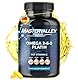 Omega 3-6-9 Kapseln hochdosiert | 100 Kapseln | EPA & DHA Fischöl + Leinöl | Vegan, ohne Zusatzstoffe | Premium Fischöl | Unterstützung für Herz, Gehirn & Gelenke | Made in Germany