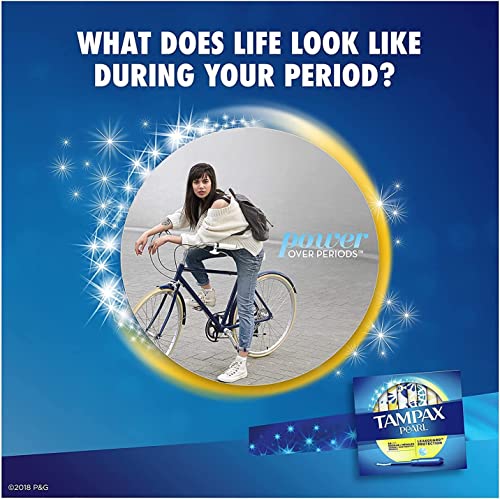 Image of Tampax Pearl Regular Absorbency Unscented Tampons, 96 Count, Pack of 1