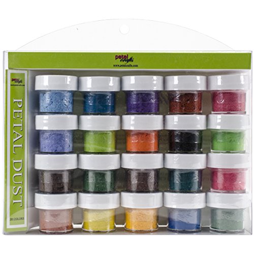 Petal Dust Set 20/Pkg con pigmentos de alta adherencia para matizar pétalos de fondant