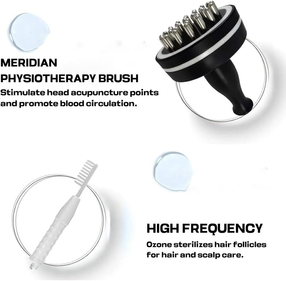 Skin Diagnosis Hair Analyzer with 7 Handles, Digital Skin and Hair Analyzer Machine Scalp Hair Follicle Detector Facial Skin Diagnosis for Salon Spa