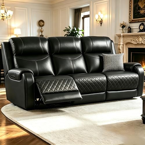 BroSofe Queen Top Grain Leather Sofa
