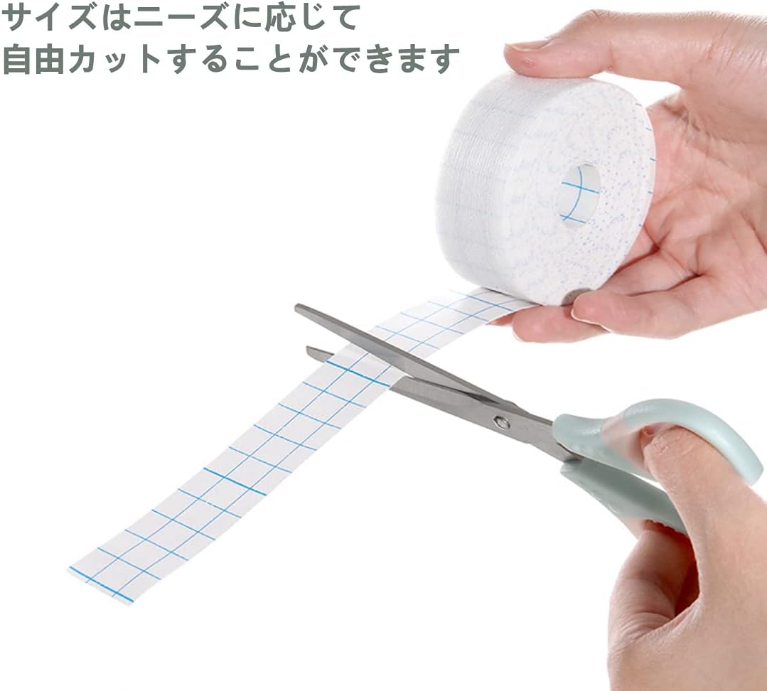 SITEDAN 汗とりシート 汗取りパッド 8ⅿ/巻 衣類用布シール よごれガードテープ 帽子 ヘルメット 汗吸収 あせジミ防止 暑さ対策 襟/袖汚れ防止 白