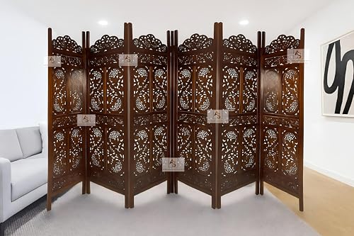 Image of Partition for Living Room,Divider,Partition Wall Divider Screen Separator, Wall Panel Divider for Hall | Bedroom |Office | Puja Room | Restaurant S Design (6- Panels)