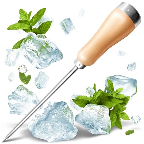 Ice Pick Tool for Breaking Ice In Freezer for Kitchens, Bars & Camping