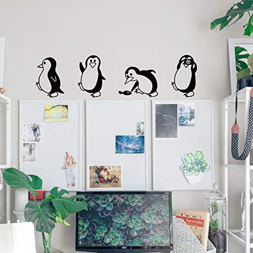 Vinilos Decorativos de Pinguinos Removibles para Pared miniatura 5