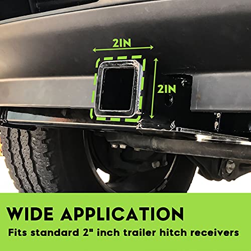 Aaiwa Tow Hitch Cover American Flag Trailer Hitch Cover 2 Inch Tow Rear Receiver Plug Covers For Pickup Truck Car Suv #TOP4