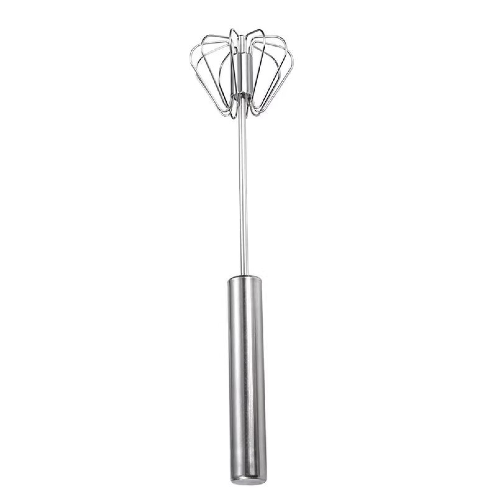 Stainless Steel Hand Mixer Manual and Semi-Automatic Egg Beater for Whipping Cream Cake Batter Baking Electric Kitchen