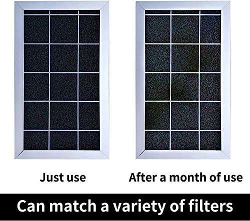 99Jgdax Cut-To-Fit Activated Carbon Filter Sheet Charcoal Air Vent Filters Pad Black Range Hood Ac Replacement Fabric Filter 1 Pack 16" X 48" X 0.125" #TOP4