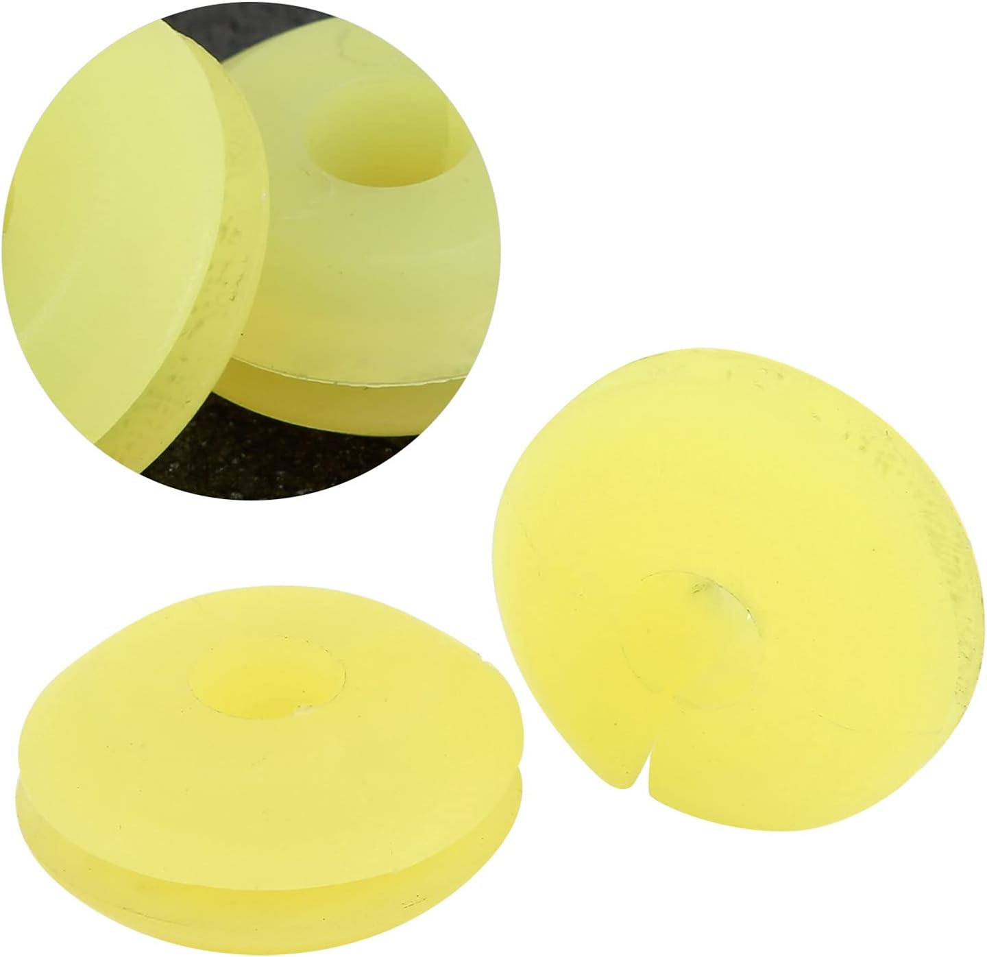 Hood Prop Grommet, 2pcs Rubber Hood Prop Rod Hinge Nut Support Grommet Holder W Fit for Focus/Transit