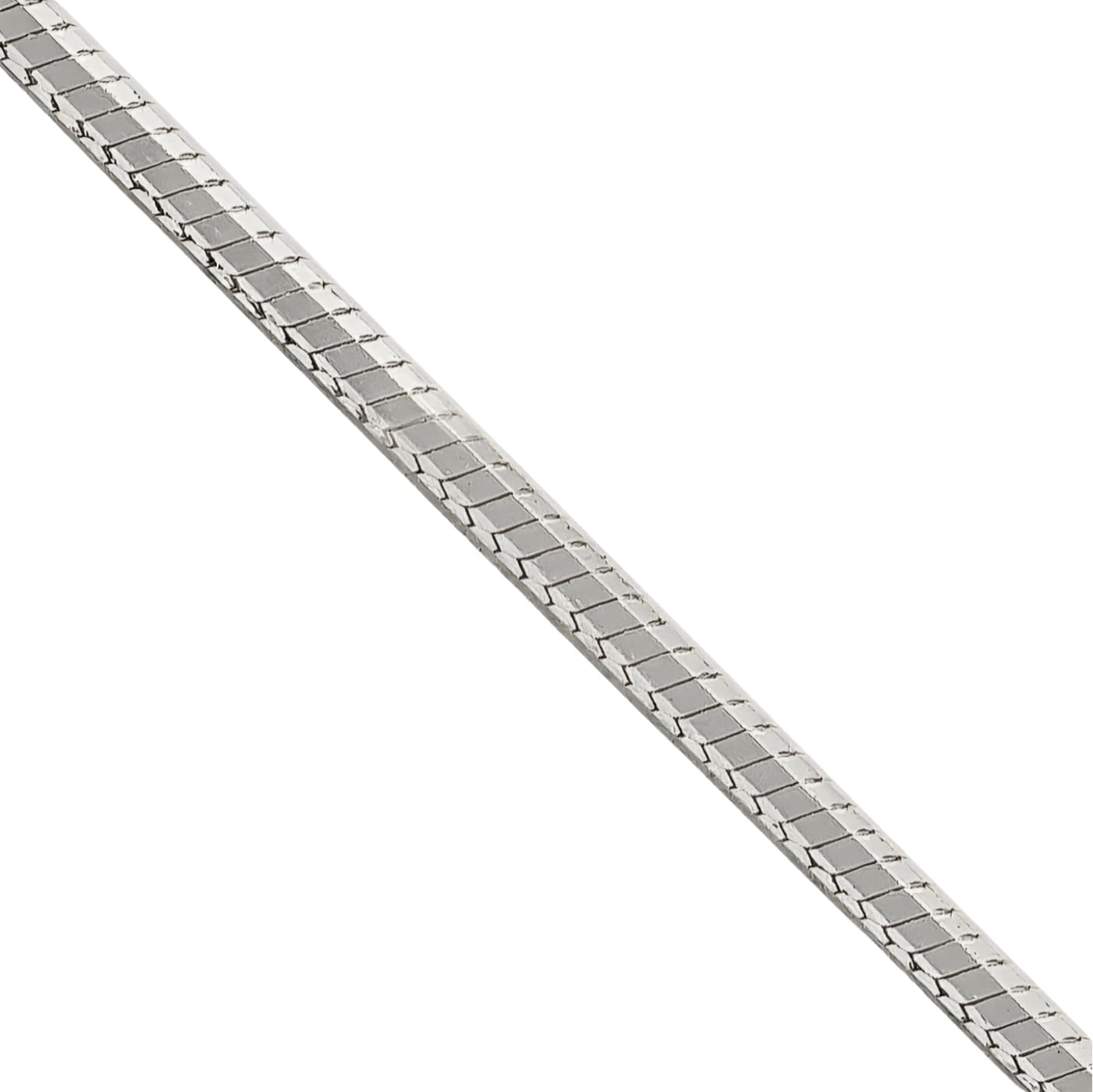 IceCarats 925 Sterling Silver 1.35mm Dainty Octagonal Herringbone Chain Necklace Polished