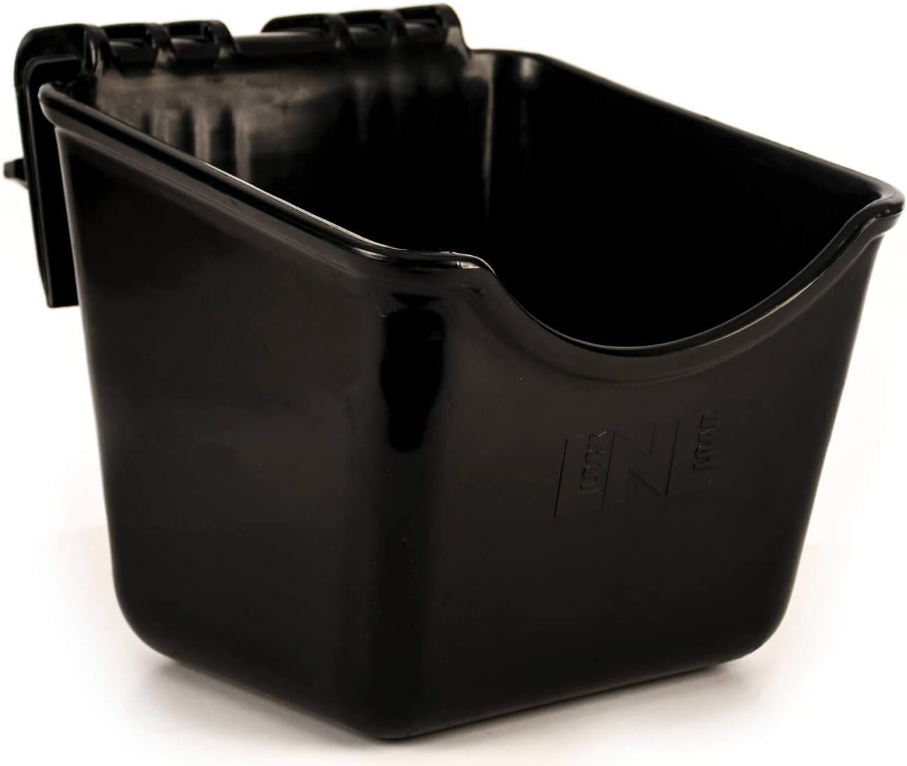 Lock N Load Livestock & Pet Feeds Mountable Heavy Duty Feed Bucket 14''x11''x11'' with Hardware Material Polyethylene Hold up to 12 Quarts : Pet Supplies