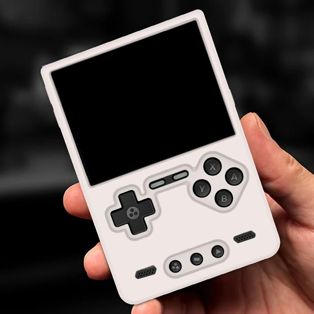 て*つ様 TRIMUI BRICK ホワイト　+ ケースとスクリーンプロテクター TPU Protective Case For Trimui Brick Console – keepretro